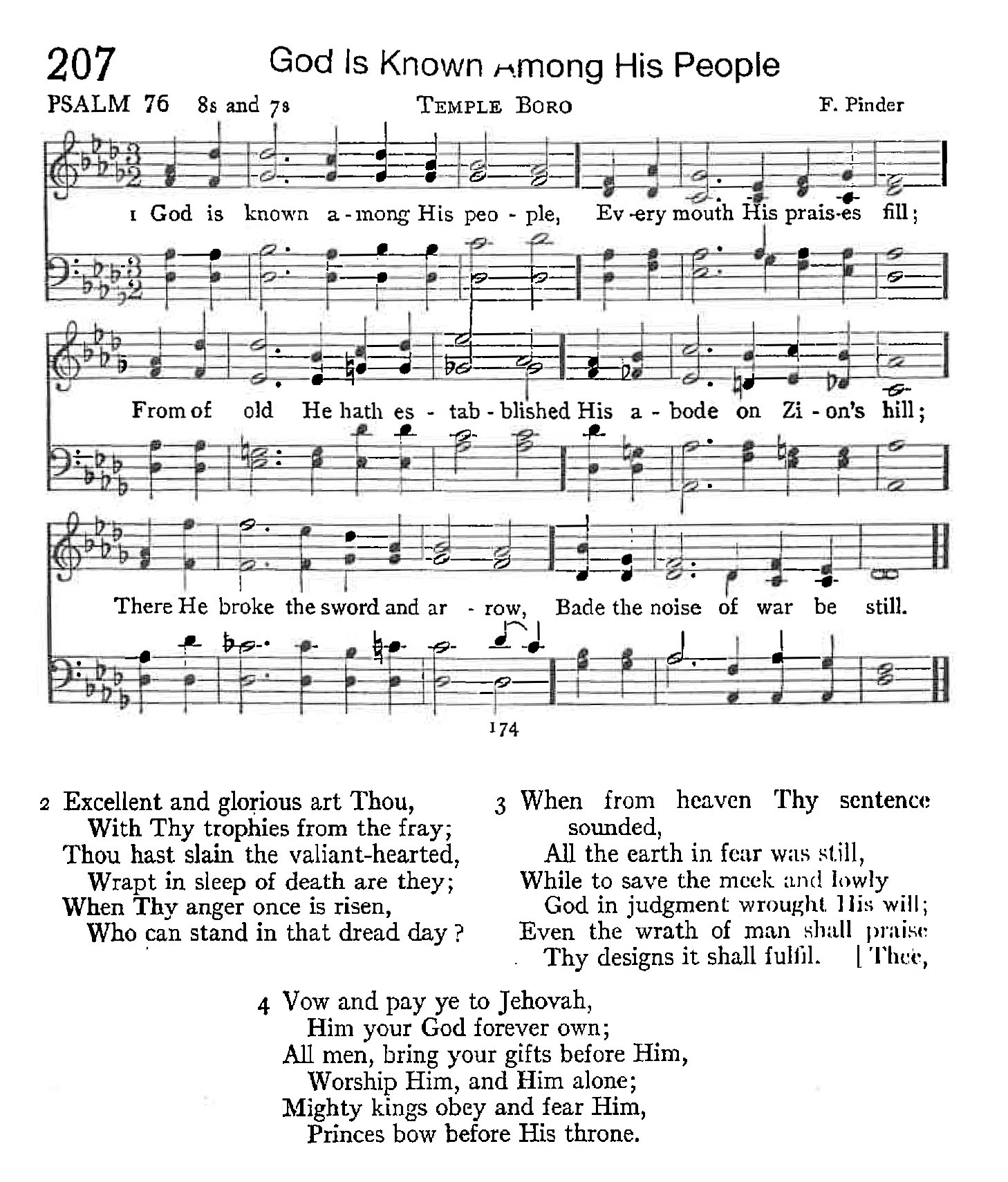 Psalm 76 - God Is Known Among His People